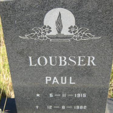 LOUBSER Paul 1915-1982