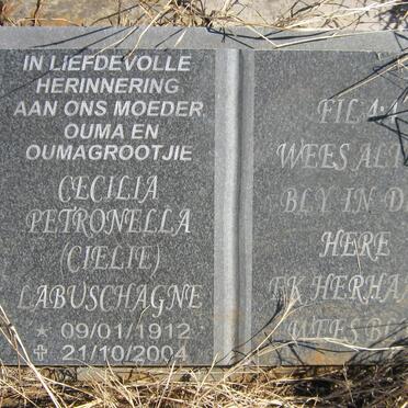LABUSCHAGNE Cecilia Petronella 1912-2004