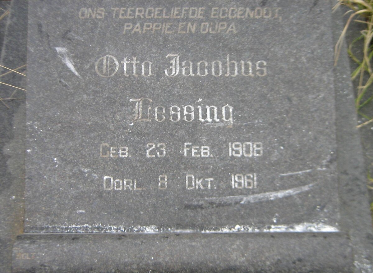LESSING Otto Jacobus 1908-1961