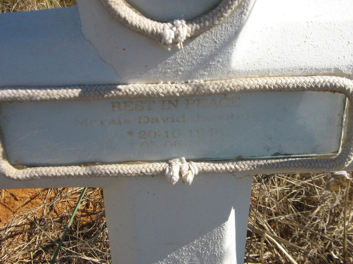 MARAIS David Jacobus 1916-2017