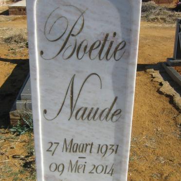 NAUDE Boetie 1931-2014