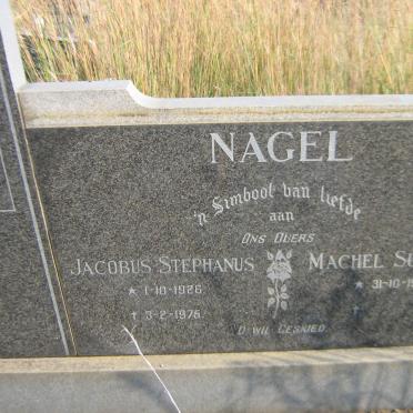 NAGEL Jacobus Stephanus 1926-1975 &amp; Machel Susarah 1931-