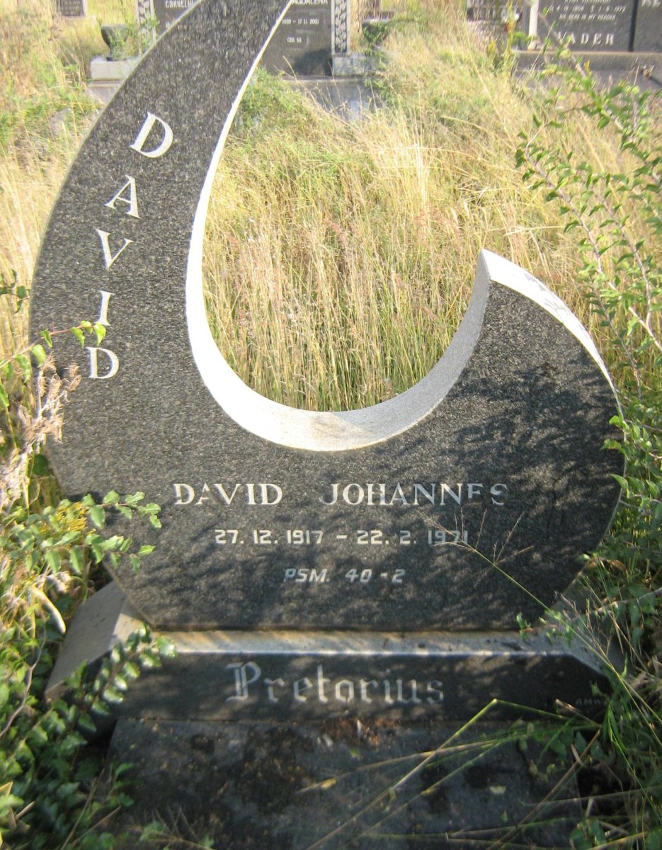 PRETORIUS David Johannes 1917-1971