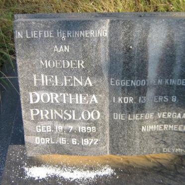 PRINSLOO Helena Dorthea 1898-1972