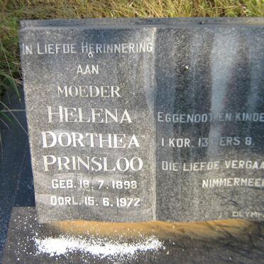 PRINSLOO Helena Dorthea 1898-1972
