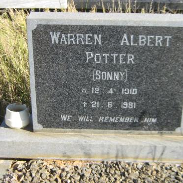 POTTER Warren Albert 1910-1981
