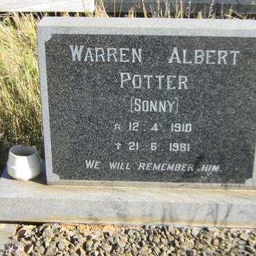 POTTER Warren Albert 1910-1981