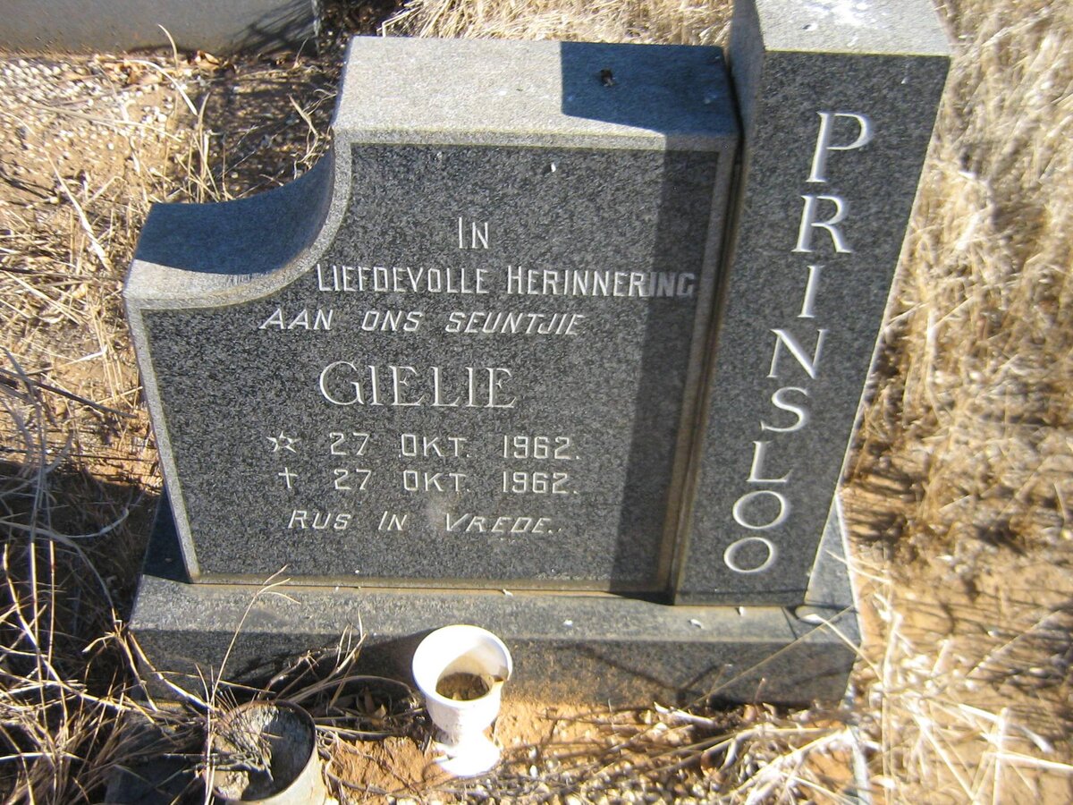 PRINSLOO Gielie 1962-1962