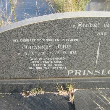 PRINSLOO Johannes Jurie 1929-1973