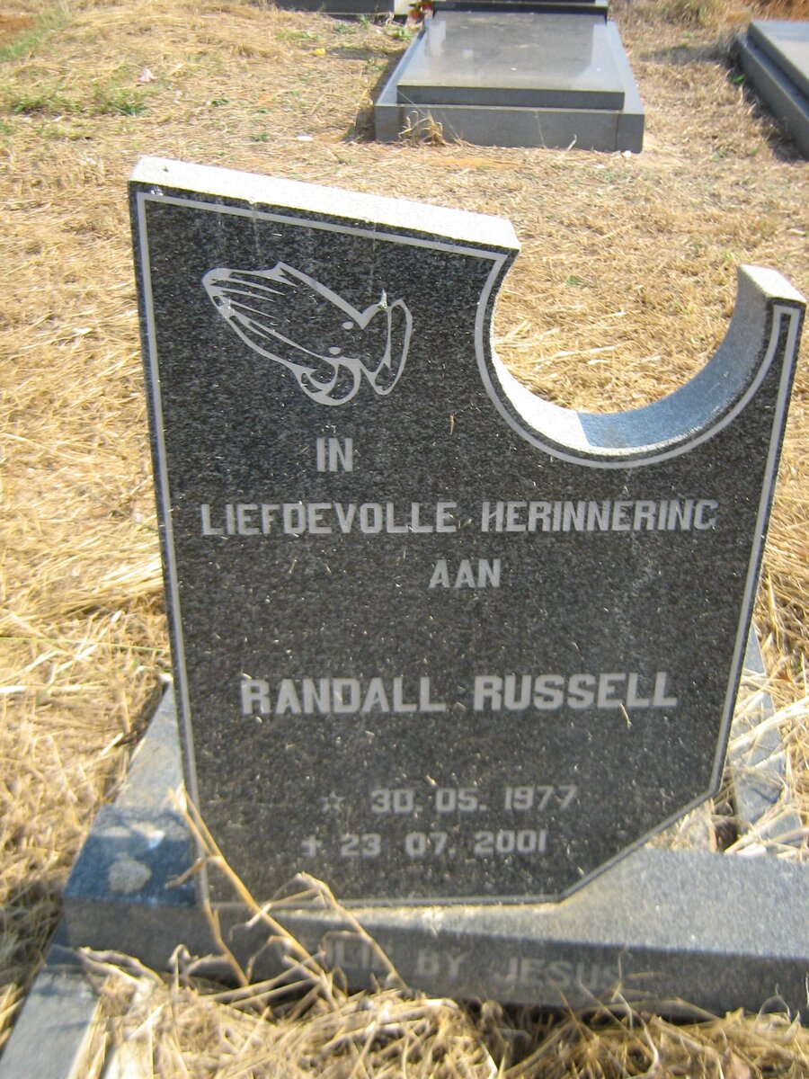 RUSSELL Randall 1977-2001