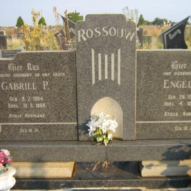 ROSSOUW Gabriel P. 1904-1968 &amp; Engela S. 1905-1972