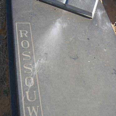 ROSSOUW Pieter Stephanus 1921-1995 &amp; Barbara Jacomina Elizabeth RICHTER 1931-