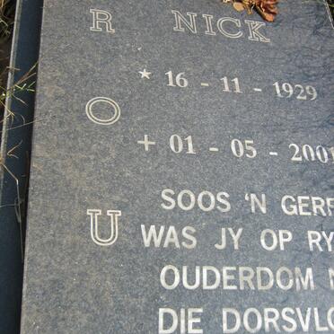 ROUX Nick 1929-2001 &amp; Corrietjie 1936-2015