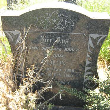 RENSBURG Gideon, van 1898-1960