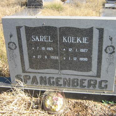 SPANGENBERG Sarel 1921-1999 &amp; Koekie 1927-1990
