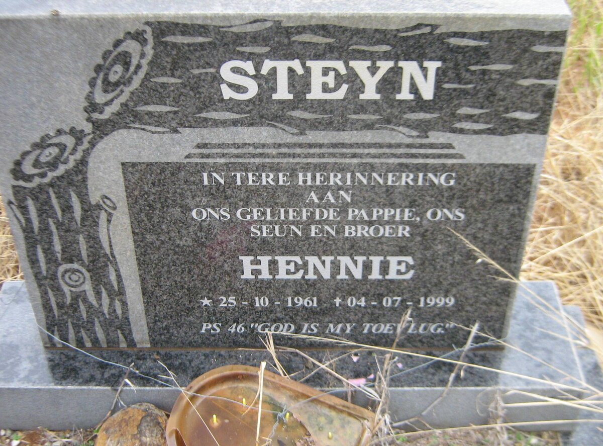 STEYN Hennie 1961-1999