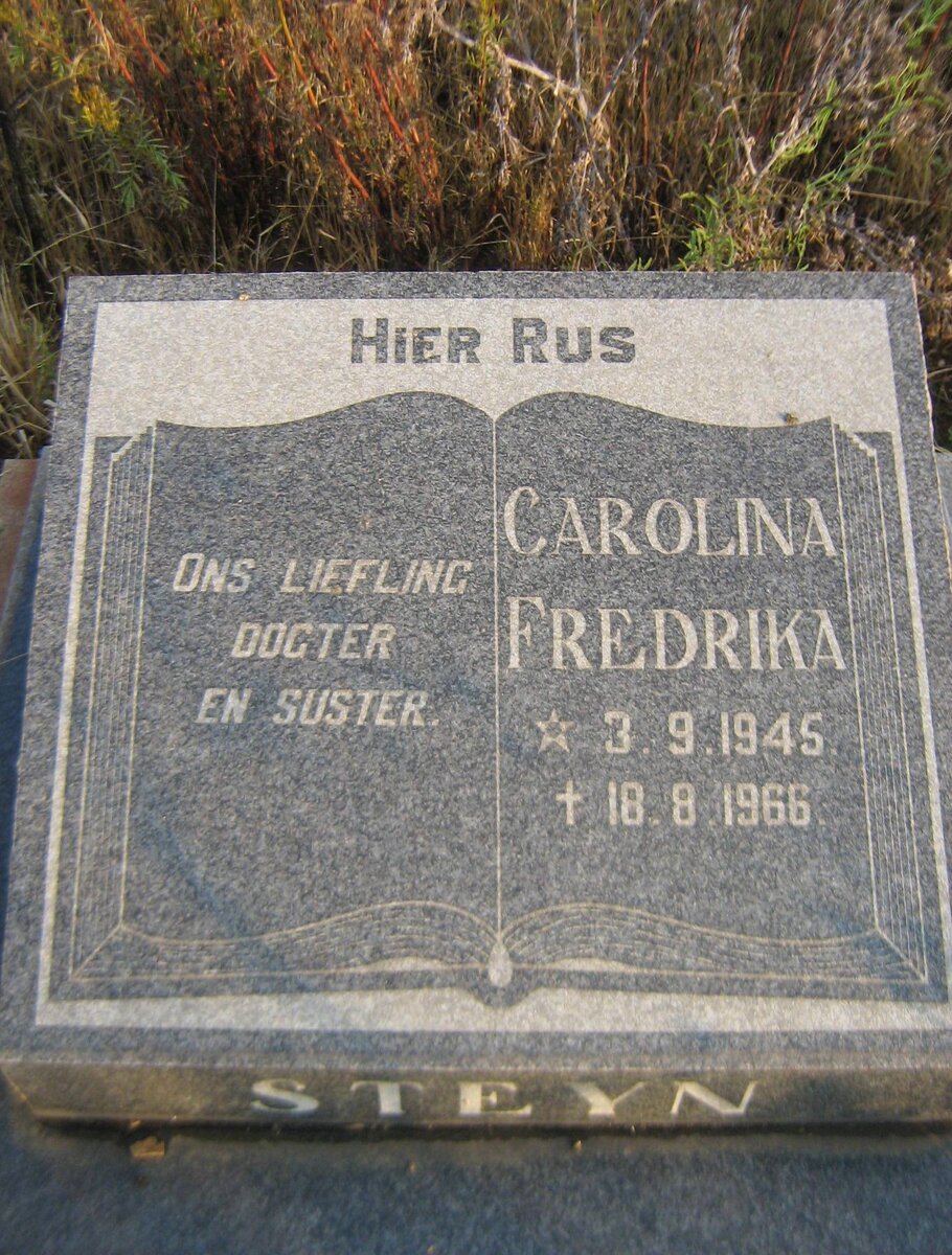 STEYN Carolina Fredrika 1945-1966