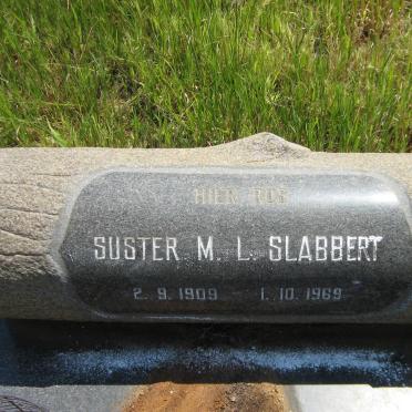 SLABBERT M.L. 1909-1969