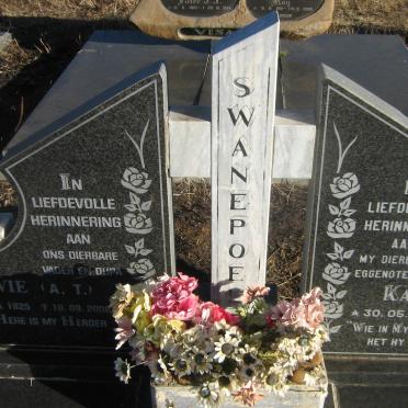 SWANEPOEL A.T. 1925-2006 &amp; C.S. 1928-19??