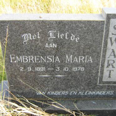 SWART Embrensia Maria 1891-1978