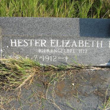 SWART Johannes Gerhardus 1908-1980 &amp; Hester Elizabeth L. ENGELBRECHT  1912-