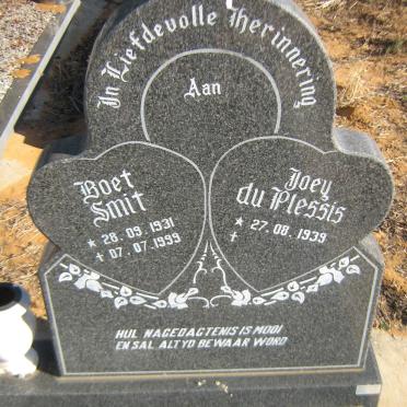 SMIT Boet 1931-1999 &amp; Joey DU PLESSIS 1939-