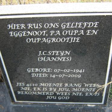 STEYN J.C. 1941-2009