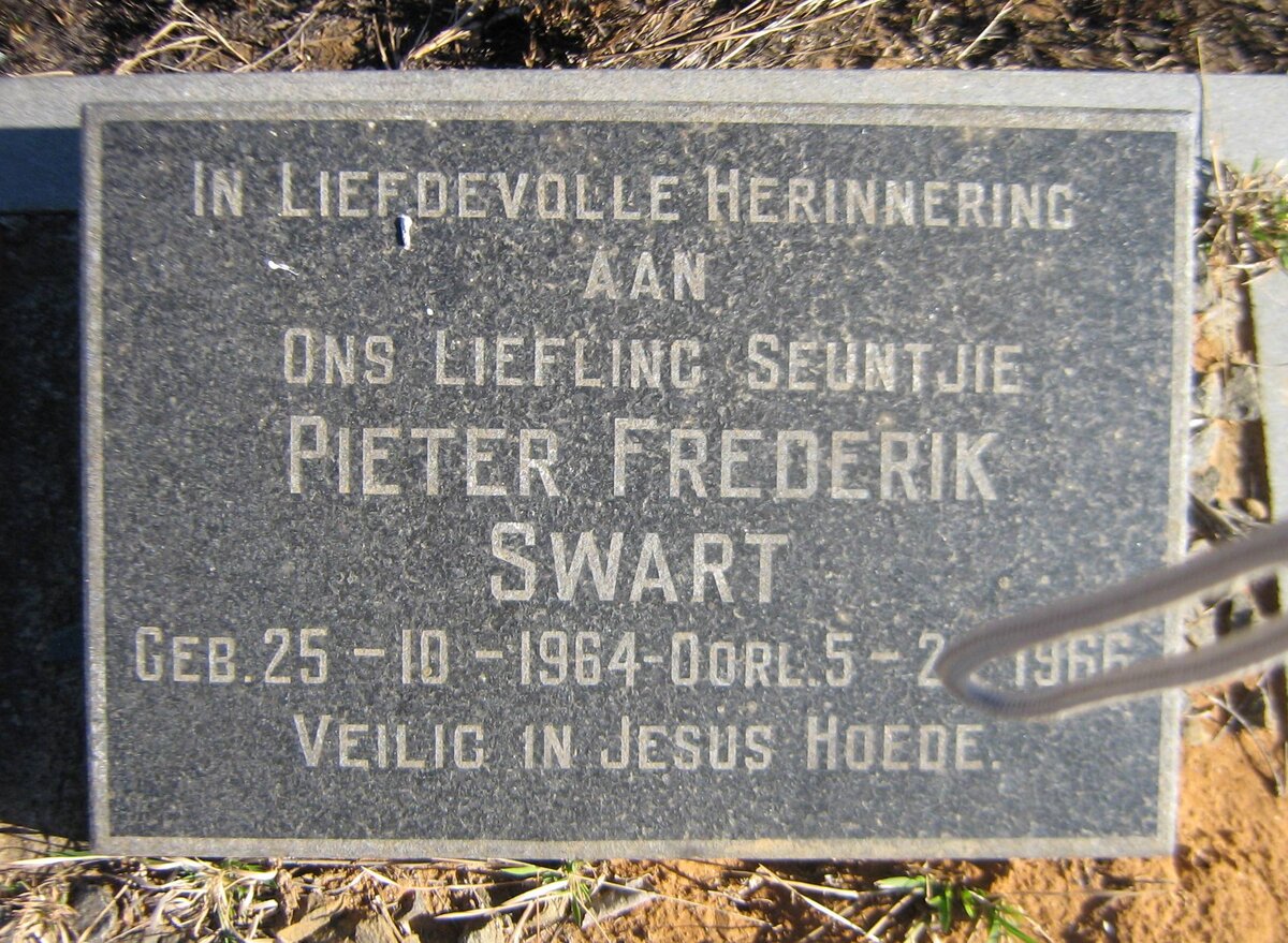 SWART Pieter Frederik 1964-1966