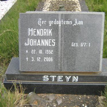 STEYN Hendrik Johannes 1952-2006