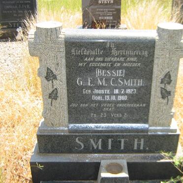 SMITH G.E.M.C. nee JOOSTE 1923-1960