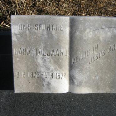 TALJAARD 1972-1972