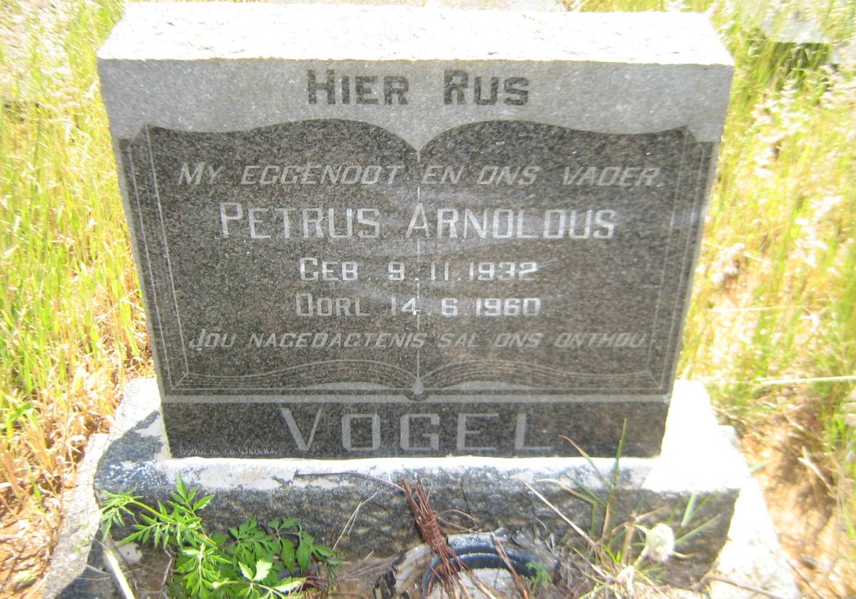 VOGEL Petrus Arnoldus 1932-1960