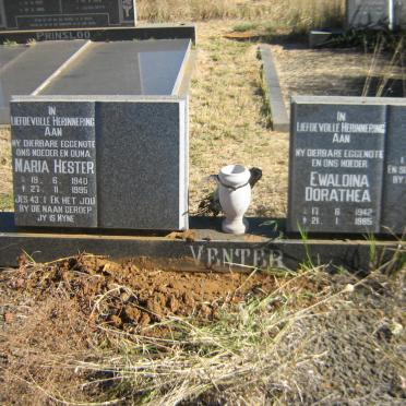 VENTER Maria Hester 1940-1995 :: VENTER Ewaldina Dorathea 1942-1985