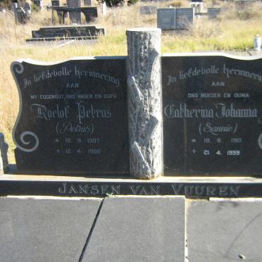 VUUREN Roelof Petrus, Jansen van 1907-1988 &amp; Catherina Johanna 1910-1999