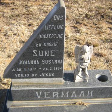 VERMAAK Johanna Susanna 1977-1984