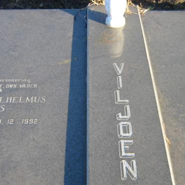 VILJOEN Bartel Wilhelmus Petrus 1908-1992 &amp; Johanna Christina 1914-2001