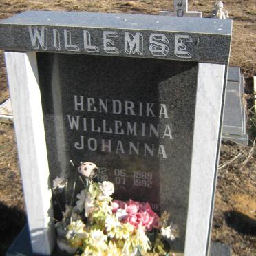 WILLEMSE Hendrika Willemina Johanna 1989-1992
