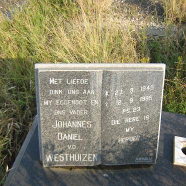 WESTHUIZEN Johannes Daniel, v.d. 1949-1995