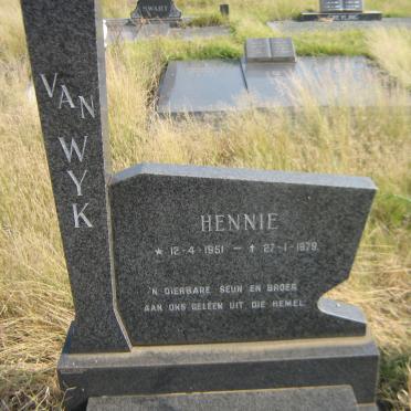 WYK Hennie, van 1951-1979