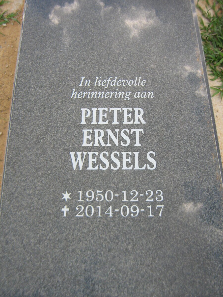 WESSELS Pieter Ernst 1950-2014