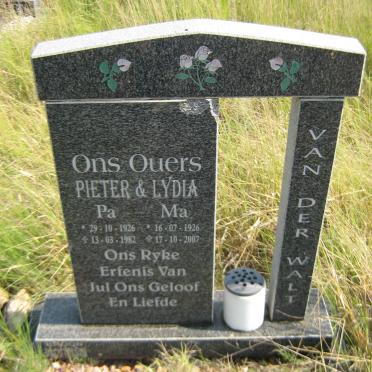 WALT Pieter, van der 1926-1982 &amp; Lydia 1926-2007