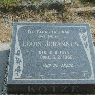 KOTZE Louis Johannes 1875-1966