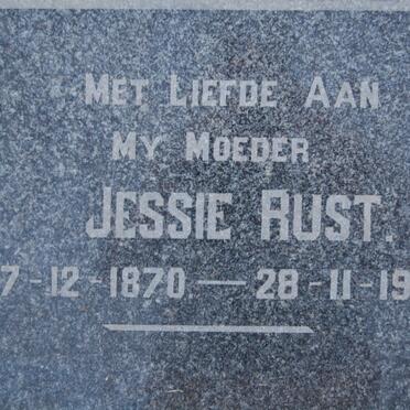 RUST Jessie 1870-1950