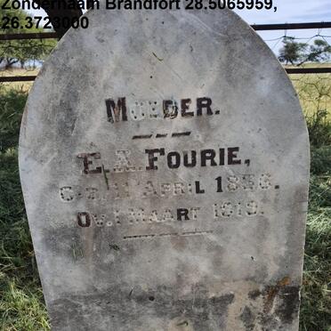 Free State, BRANDFORT district, Rural (farm cemeteries)