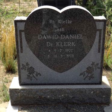 KLERK Dawid Daniel, de 1907-1978