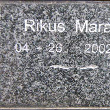 MARAIS Rikus 1944-2002