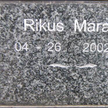 MARAIS Rikus 1944-2002