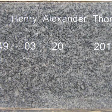 THOMPSON Henry Alexander 1949-2013