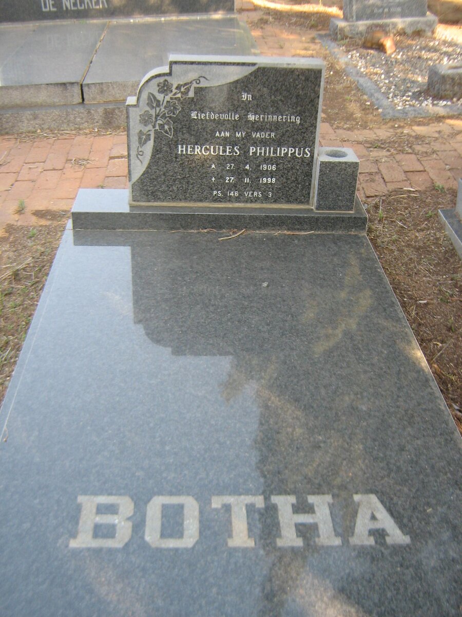 BOTHA Hercules Philippus 1906-1998