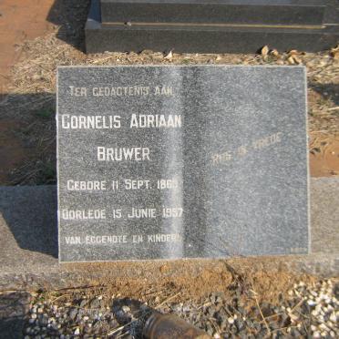 BRUWER Cornelis Adriaan 1863-1957